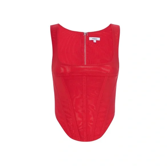 Miaou red corset M - Picture 1 of 2